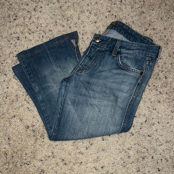 Vintage 7 for all mankind A-Pocket Rhinestone Crystal pocket capris crop size 29 - Picture 3 of 7